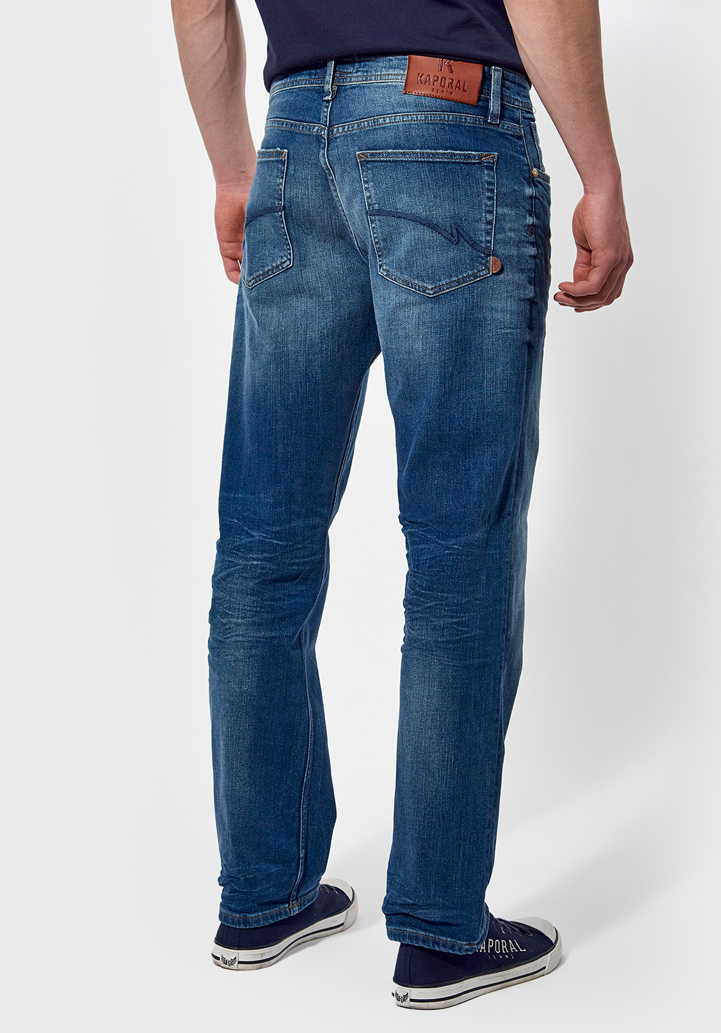 DILAA  Jean régular Homme bleu délavé
