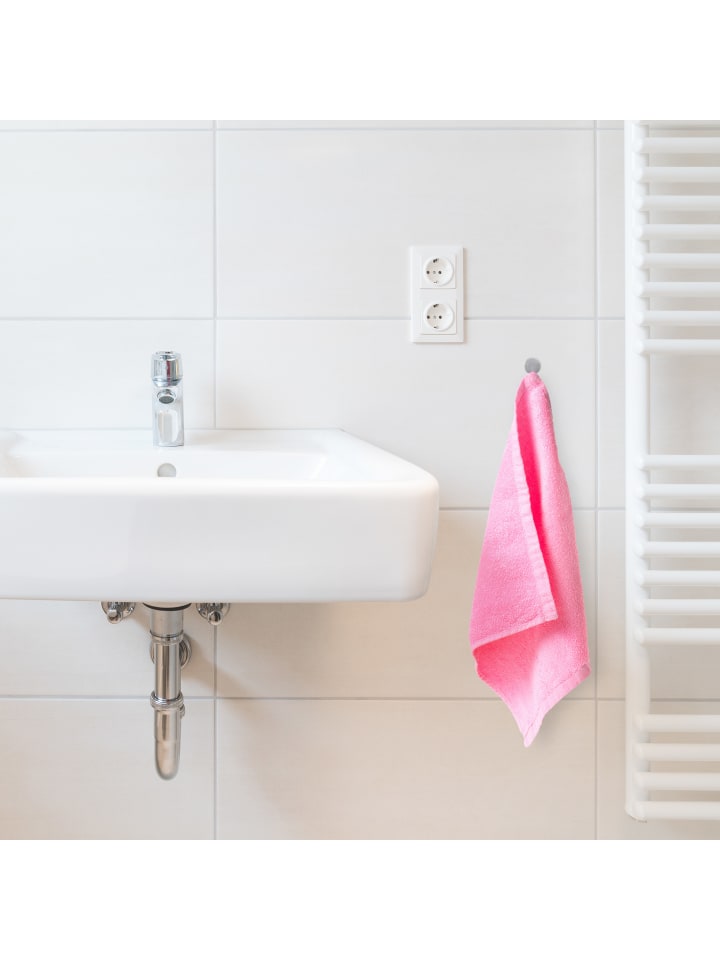 relaxdays 24er Set Klebehaken in Silber günstig kaufen onesize