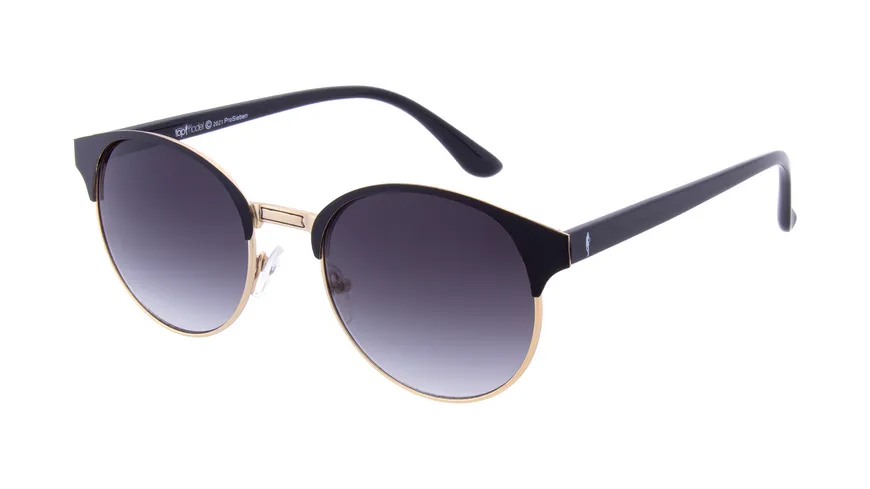 GNTM Sonnenbrille Gold mit Schwarzen Farbakzenten