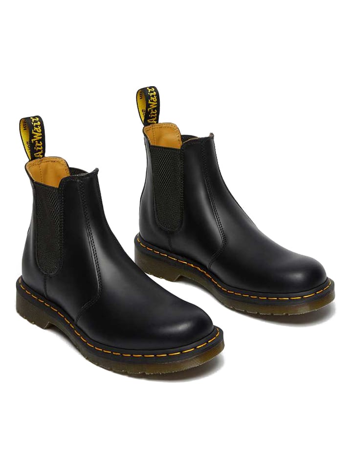 Dr. Martens Leder-Chelsea-Boots in Schwarz günstig kaufen 41