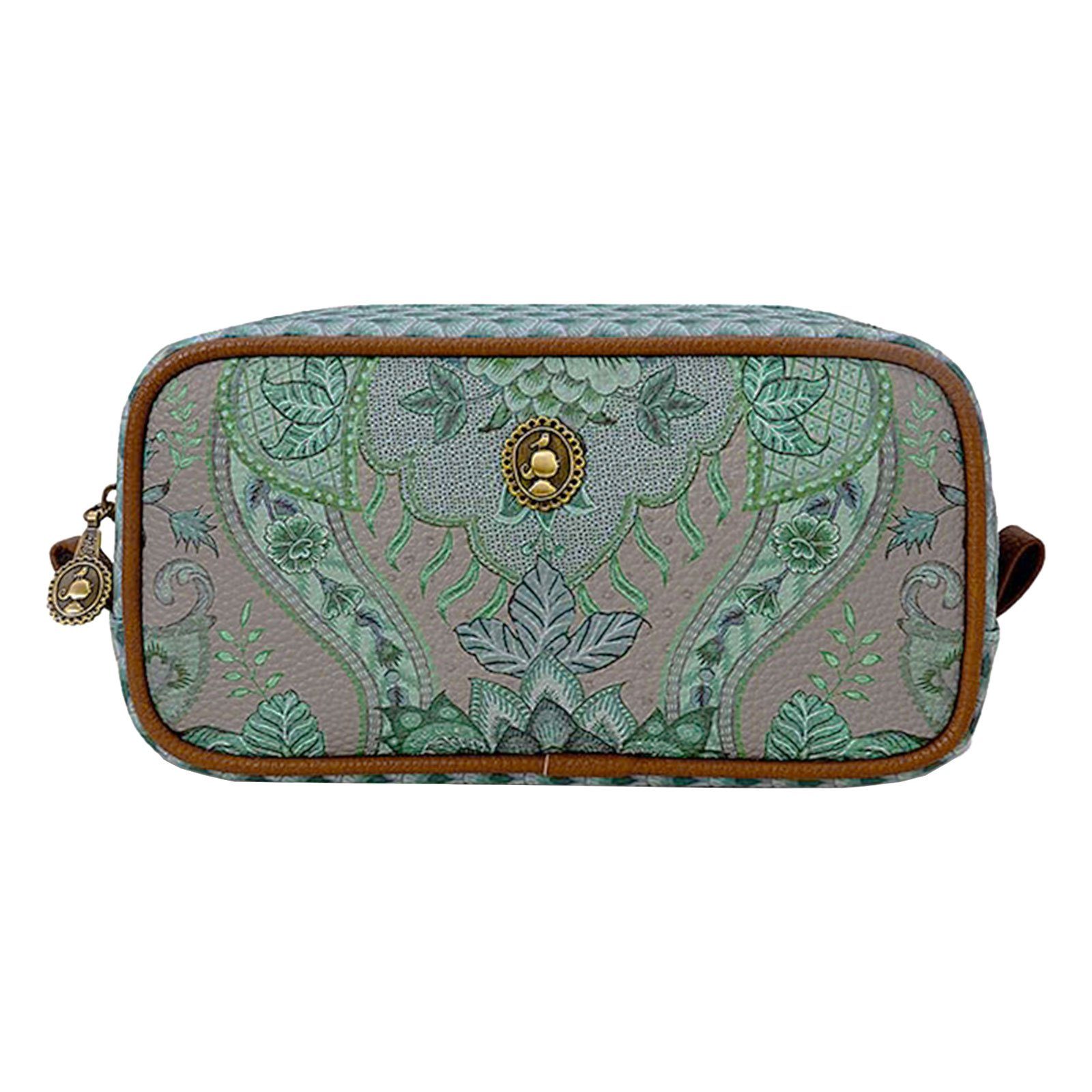 PiP Studio Kosmetiktasche Cosmetic Bag Square Small Kyoto Festival, aus pflegeleichtem und abwischbarem Kunstleder