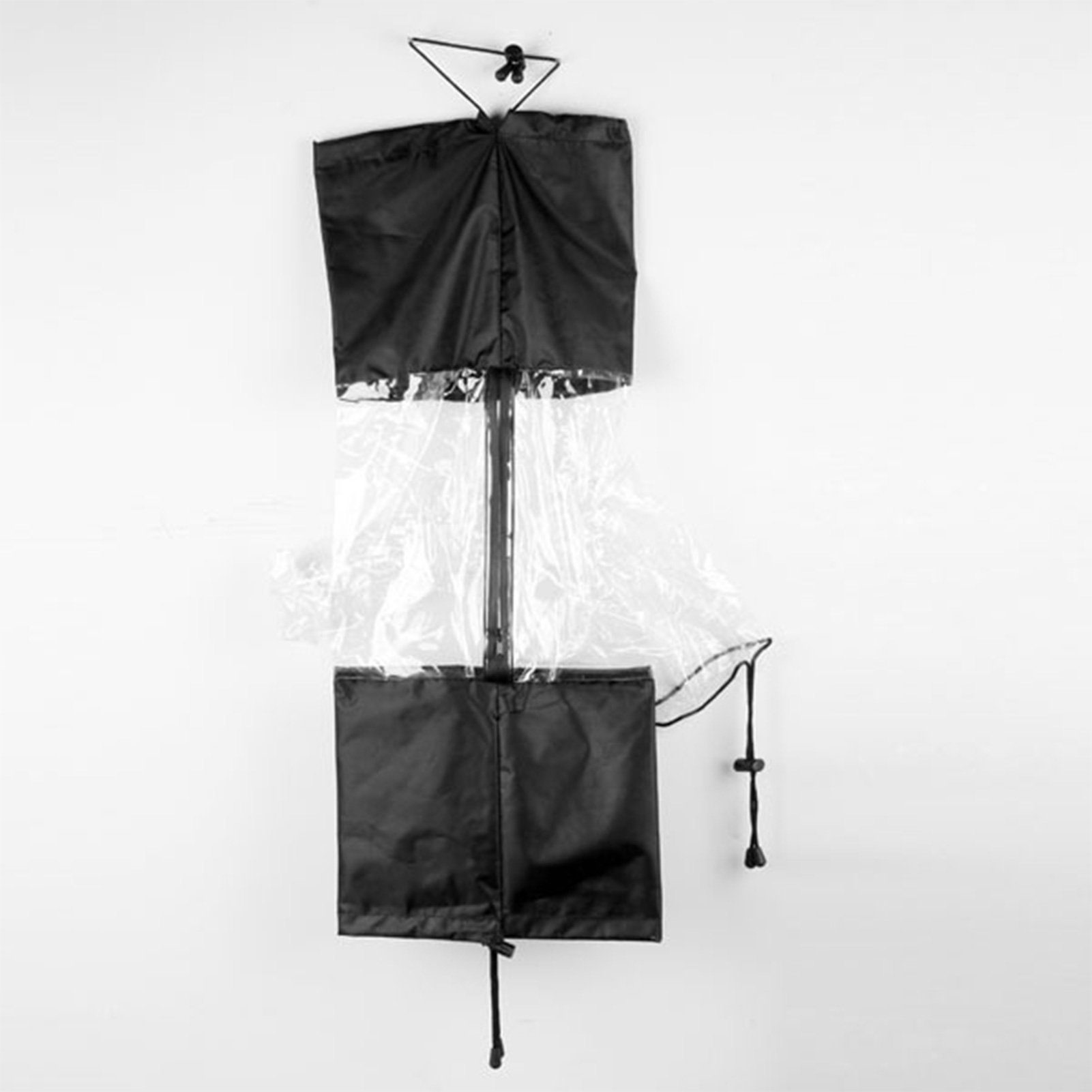 Rutaqian Regenschutz für Spiegelreflexkameras Transparent Wasserdichte Tasche Spiegelreflexkamera (inkl. Faltbar Blitzwasserdichte Abdeckung PVC Groß Staubdichte Kamera, Gute Abdichtung Regenschutz Kamerazubehör)