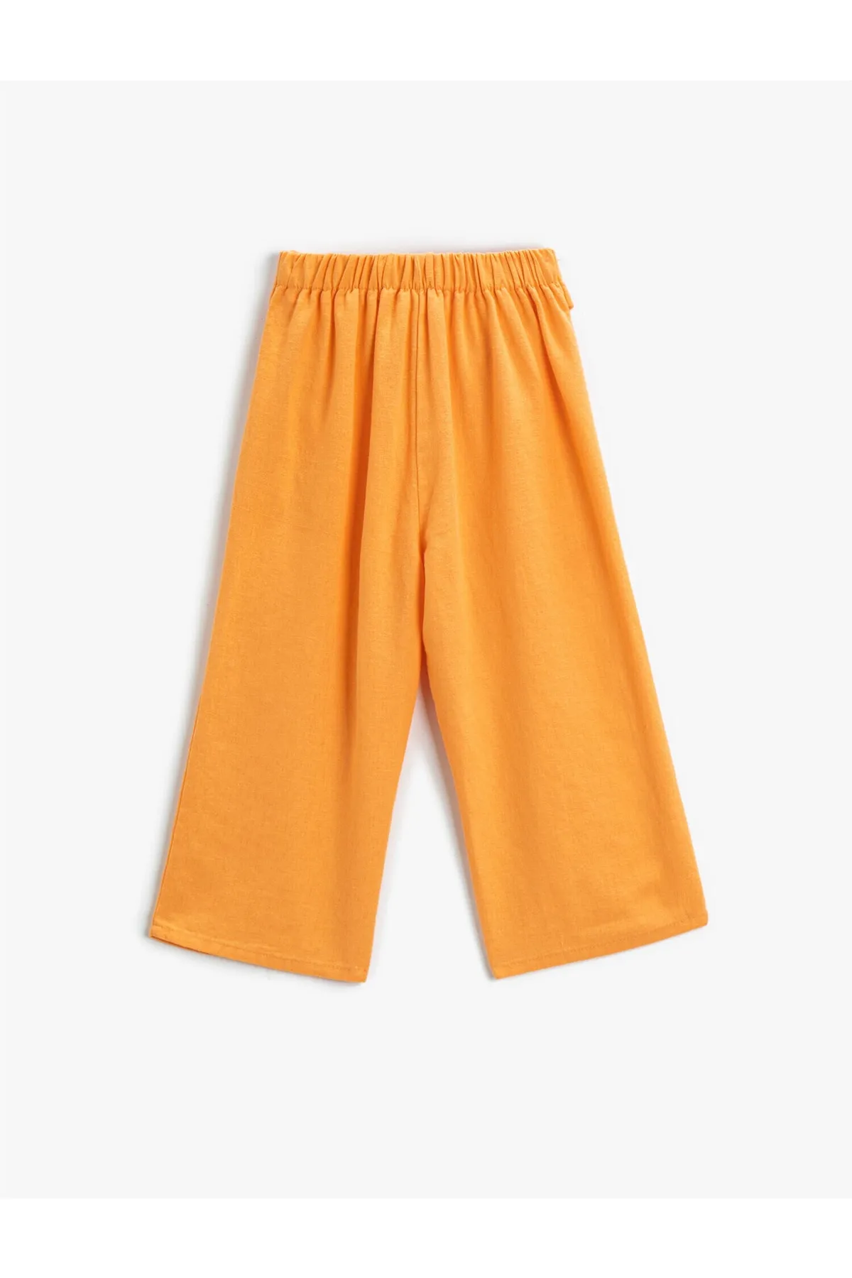 Koton  Hose mit weitem Bein, hoher Taille und Gürteldetail