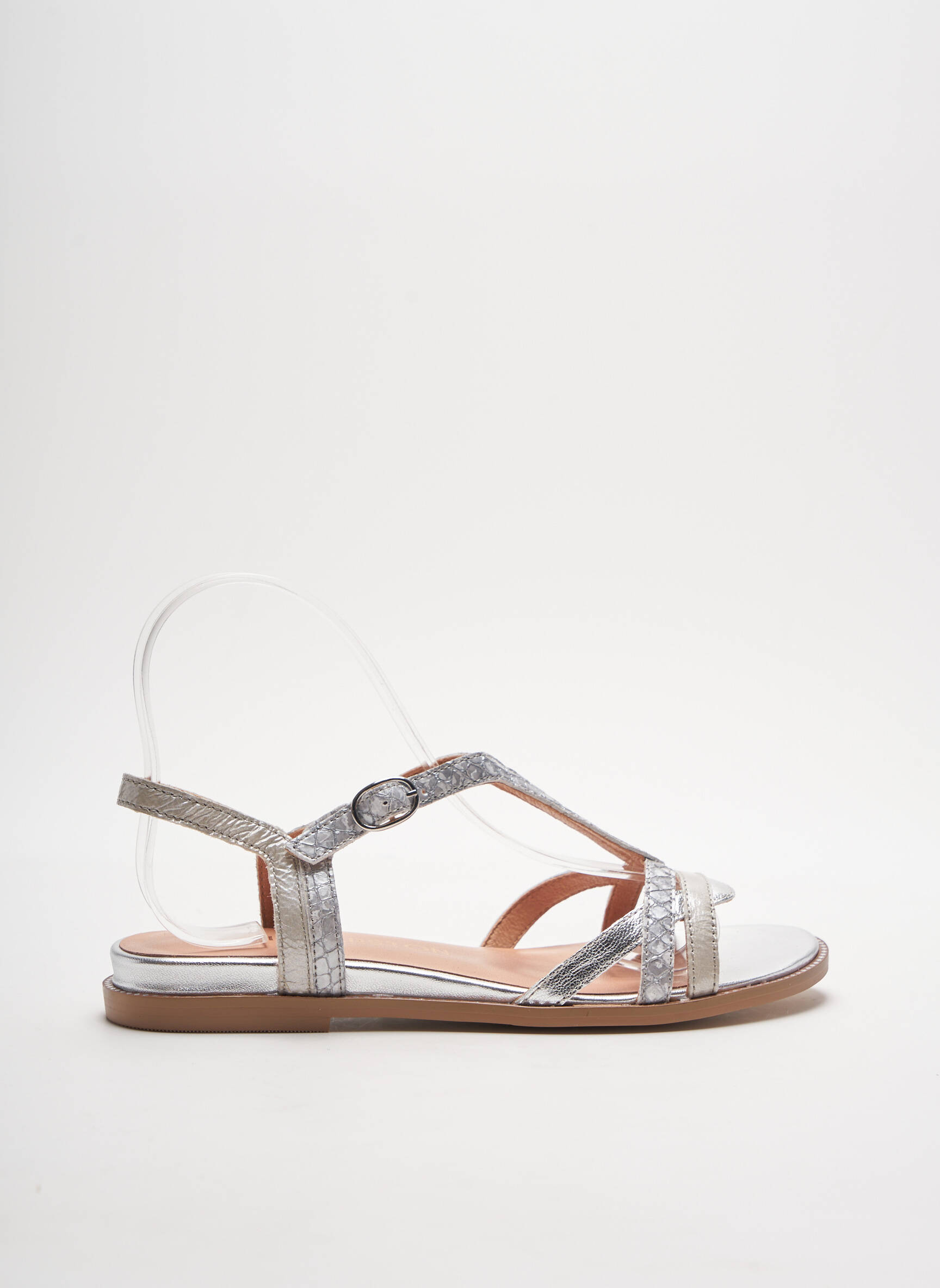 Emilie Karston Sandales Nu Pieds Femme couleur gris