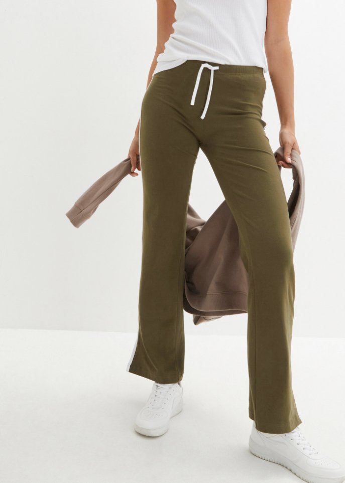 Shirthose aus Stretchmaterial, gerade geschnitten