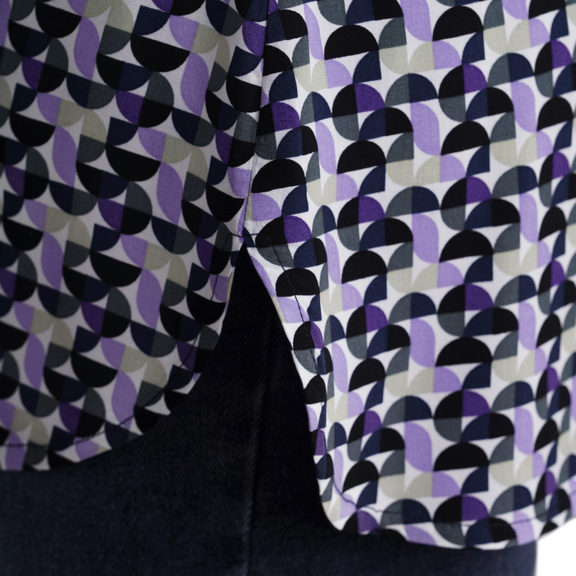 Damen Bluse mit Allover-Muster