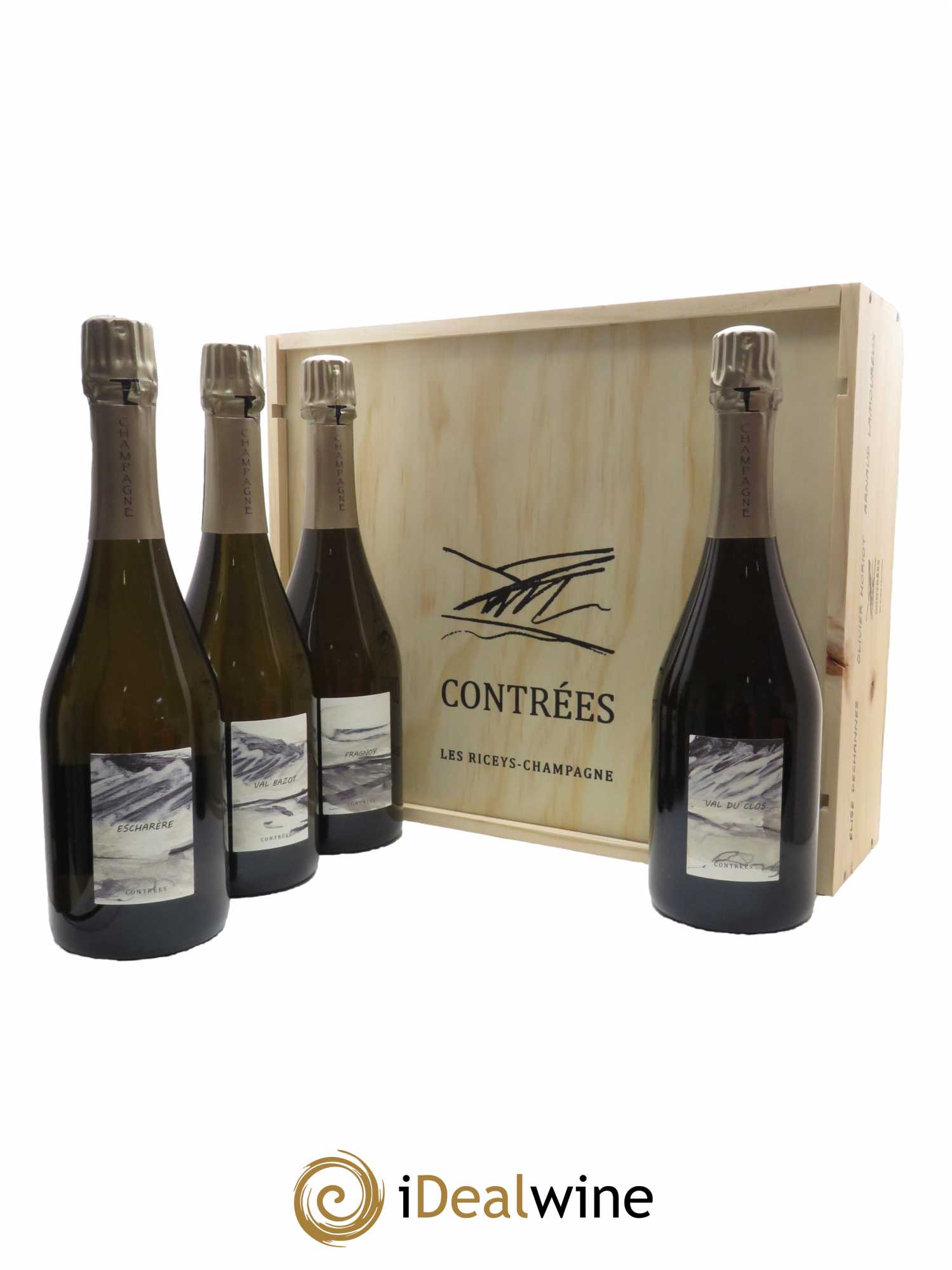 Coffret Contrées Olivier Horiot, Elise Dechannes et Mary Lamoureux  2010 - Lot de 1 Bouteille