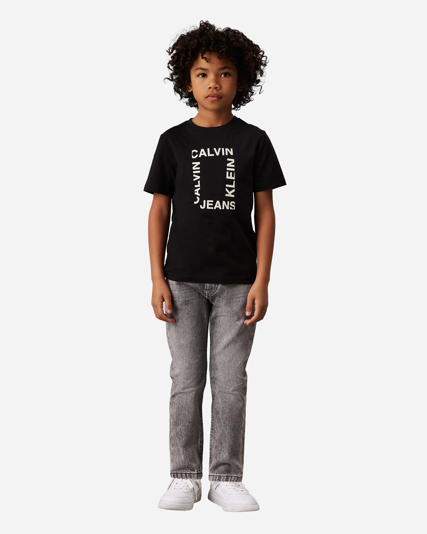 Koszulka Calvin Klein Jeans Flock Jr IB0IB02159-BEH