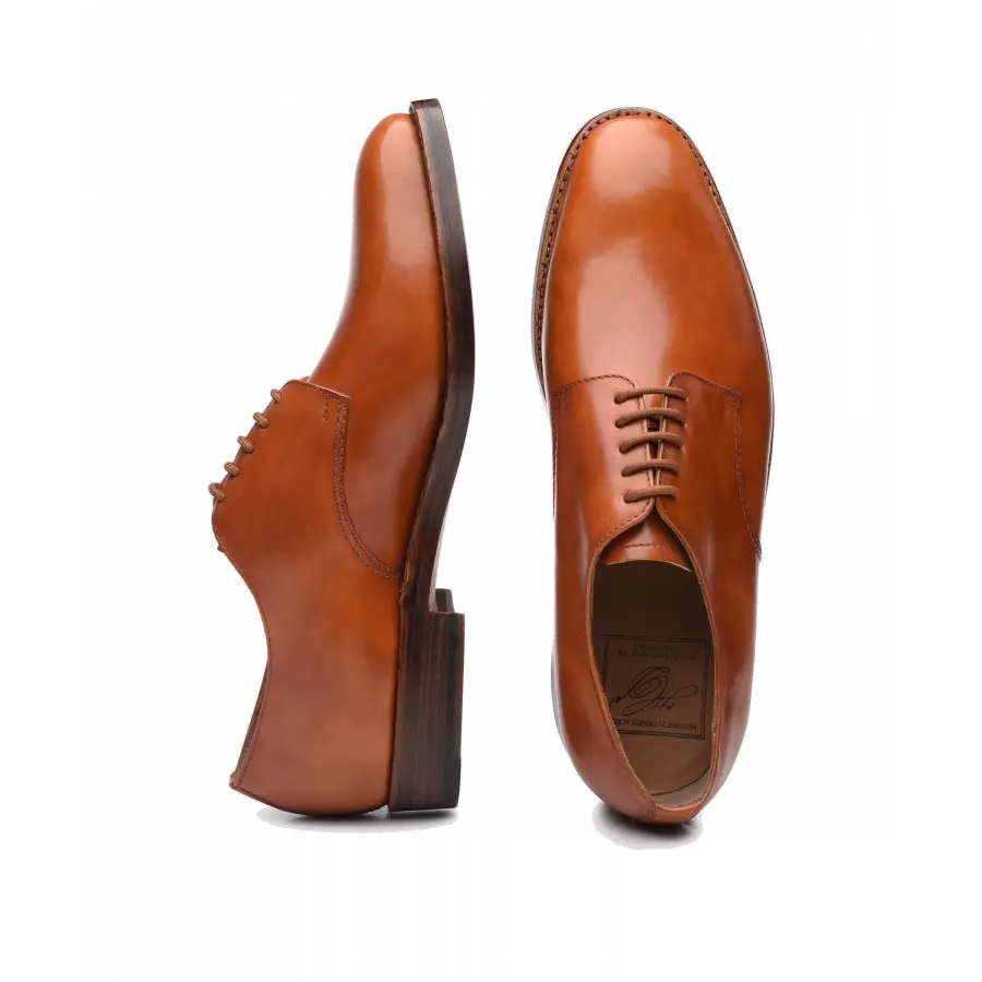 Heinrich Dinkelacker - Businessschuhe Derby LUZERN PLAIN TC Toscana calf - beige
