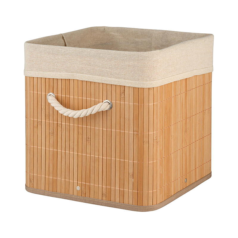 Home Bambuskurv 31x31x31 cm m/for