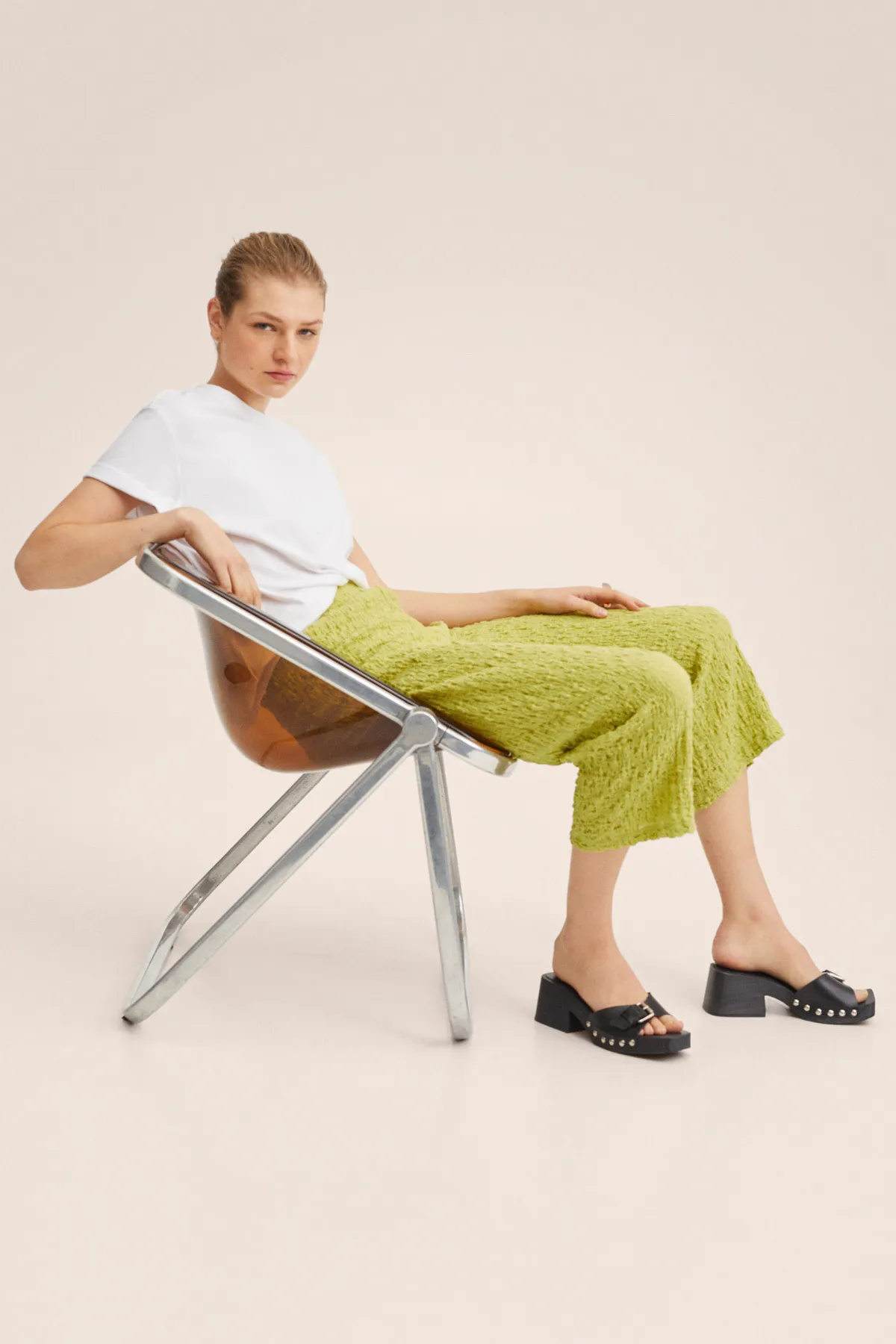 MANGO  27047739 Frau / Mädchen Grüner Apfel