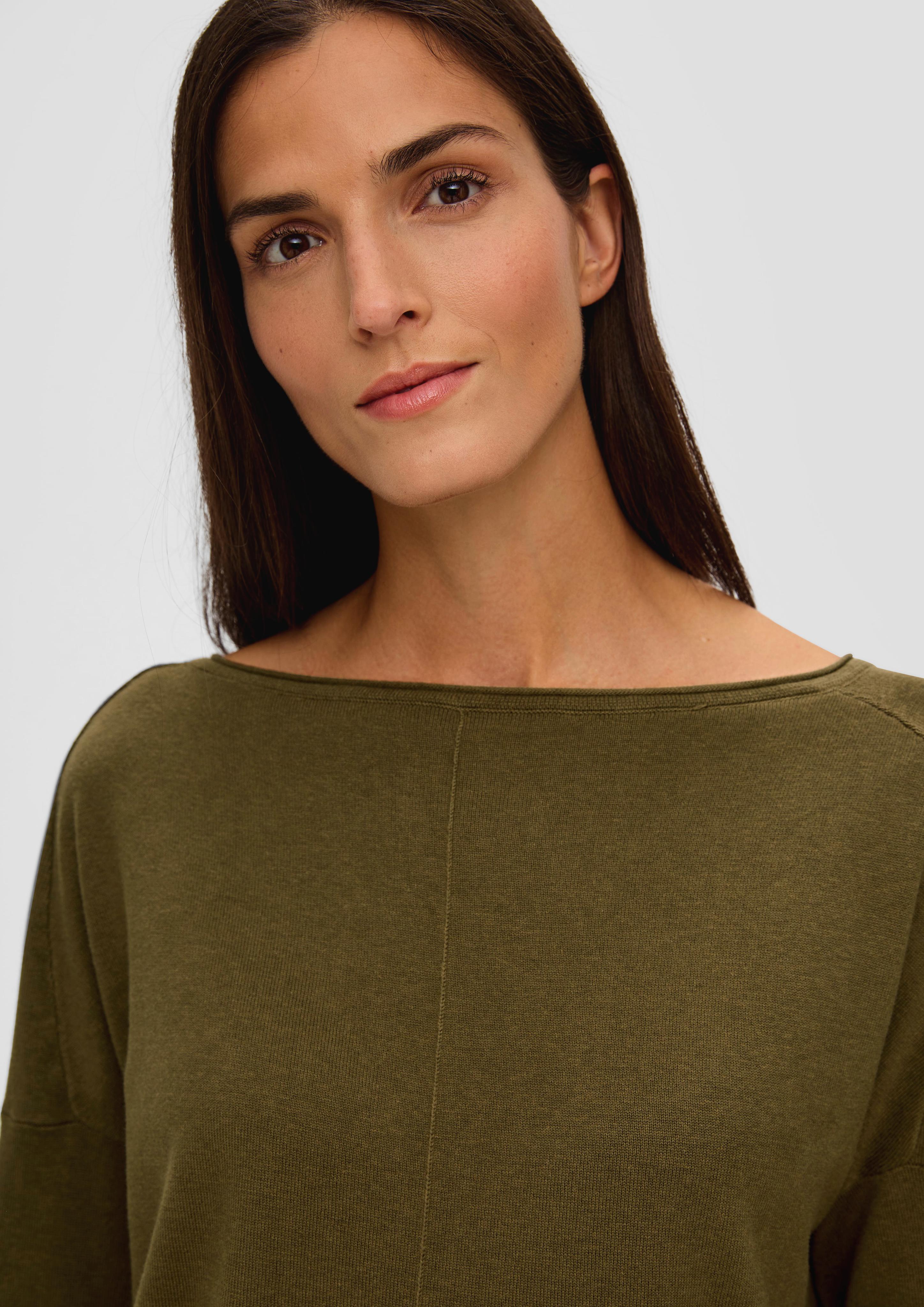 Strickpullover mit Ziernaht  2141813-7723