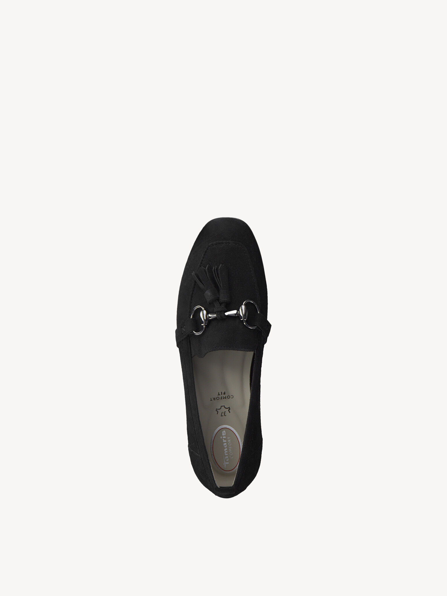 Slipper en cuir - noir