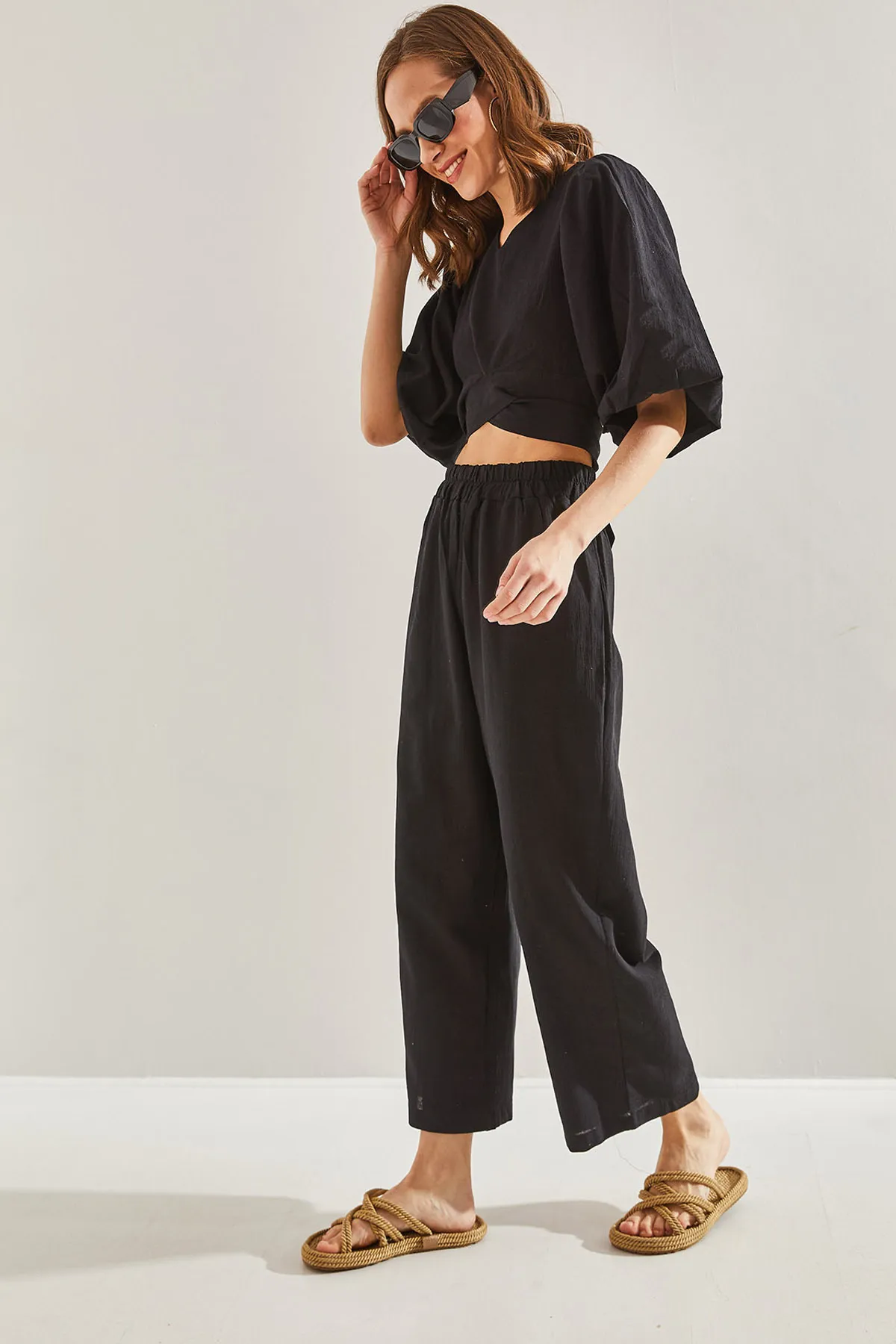 Bianco Lucci  Zweiteiler - Schwarz - Regular Fit