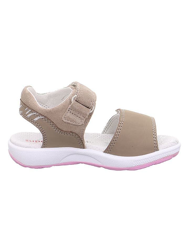 superfit Leder-Sandalen in Beige günstig kaufen 24