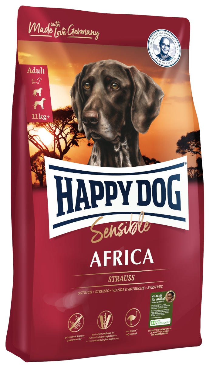 HAPPY DOG Hundetrockenfutter HAPPY DOG Supreme Sensible Africa 4 kg
