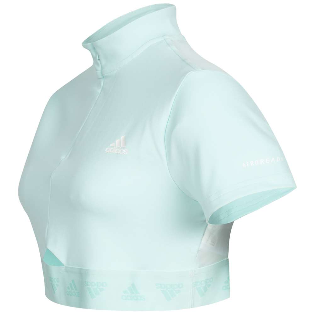 adidas Hyperglam Zip Damen Crop Top HF4160