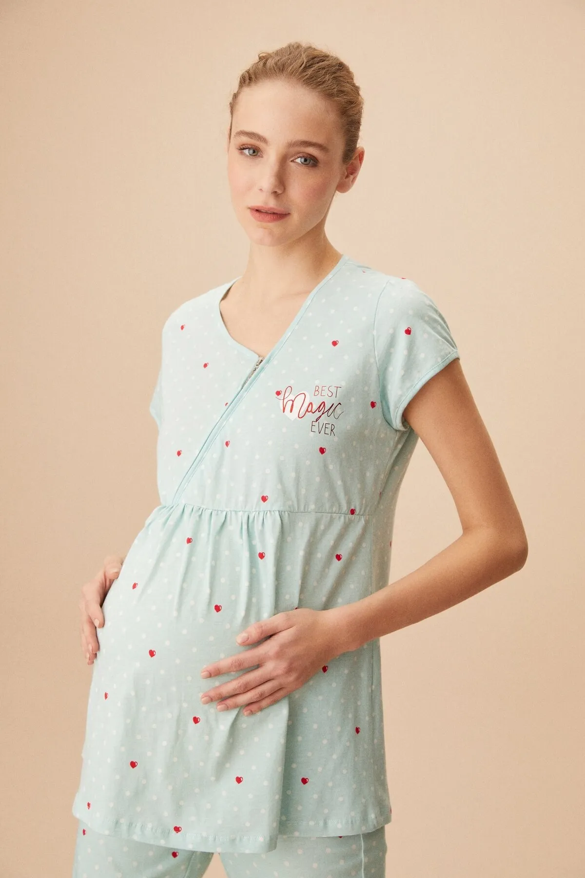 SUWEN  Ruby Umstandspyjama-Set
