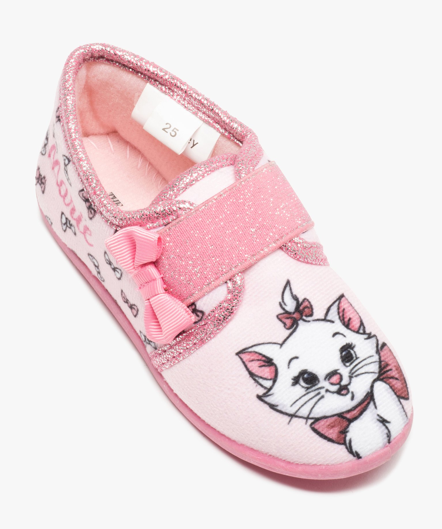 Chaussons en velours imprimés Aristochats fille – DS rose | GEMO