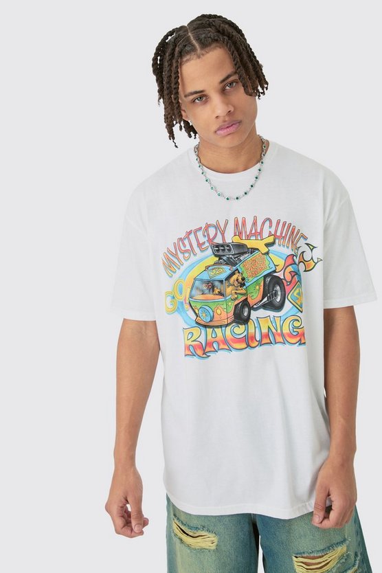 Lockeres T-Shirt mit lizenziertem Scooby Doo Print