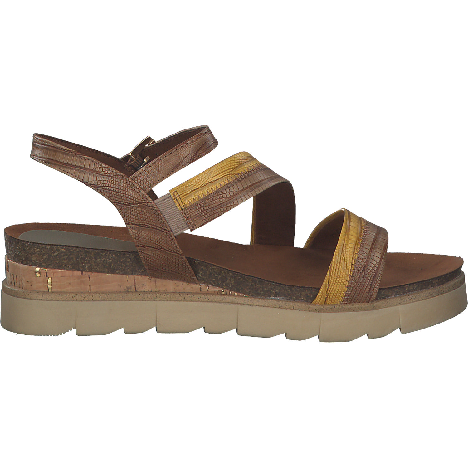 Marco Tozzi 28515, Klassische Sandalen, Damen, cognac