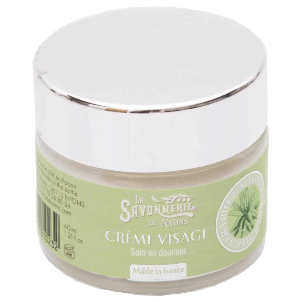 La savonnerie de nyons Crème Visage à l'Aloe Vera BIO 40ml Crème visage