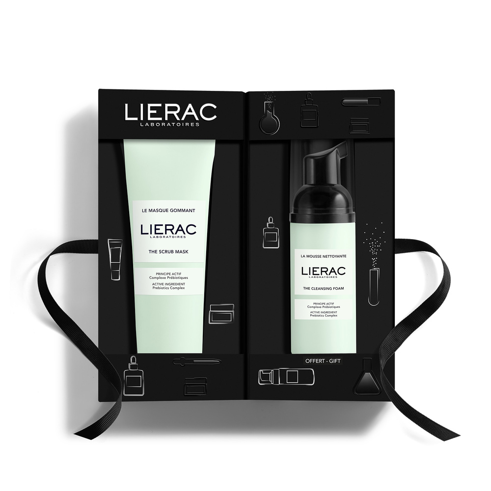 Lierac Coffret Decouverte - Masque Gommant 75ml + Mousse Nettoyante 50ml Coffret