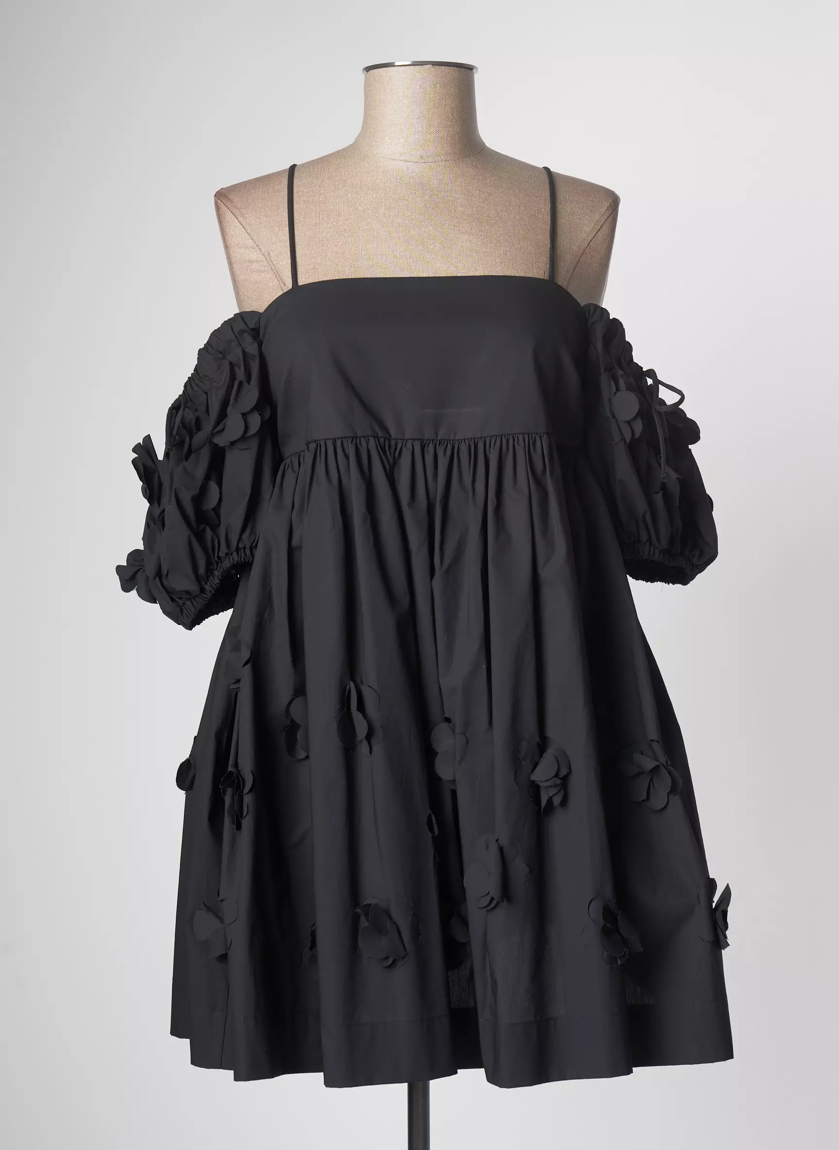 Meimeij Robes Courtes Femme couleur noir
