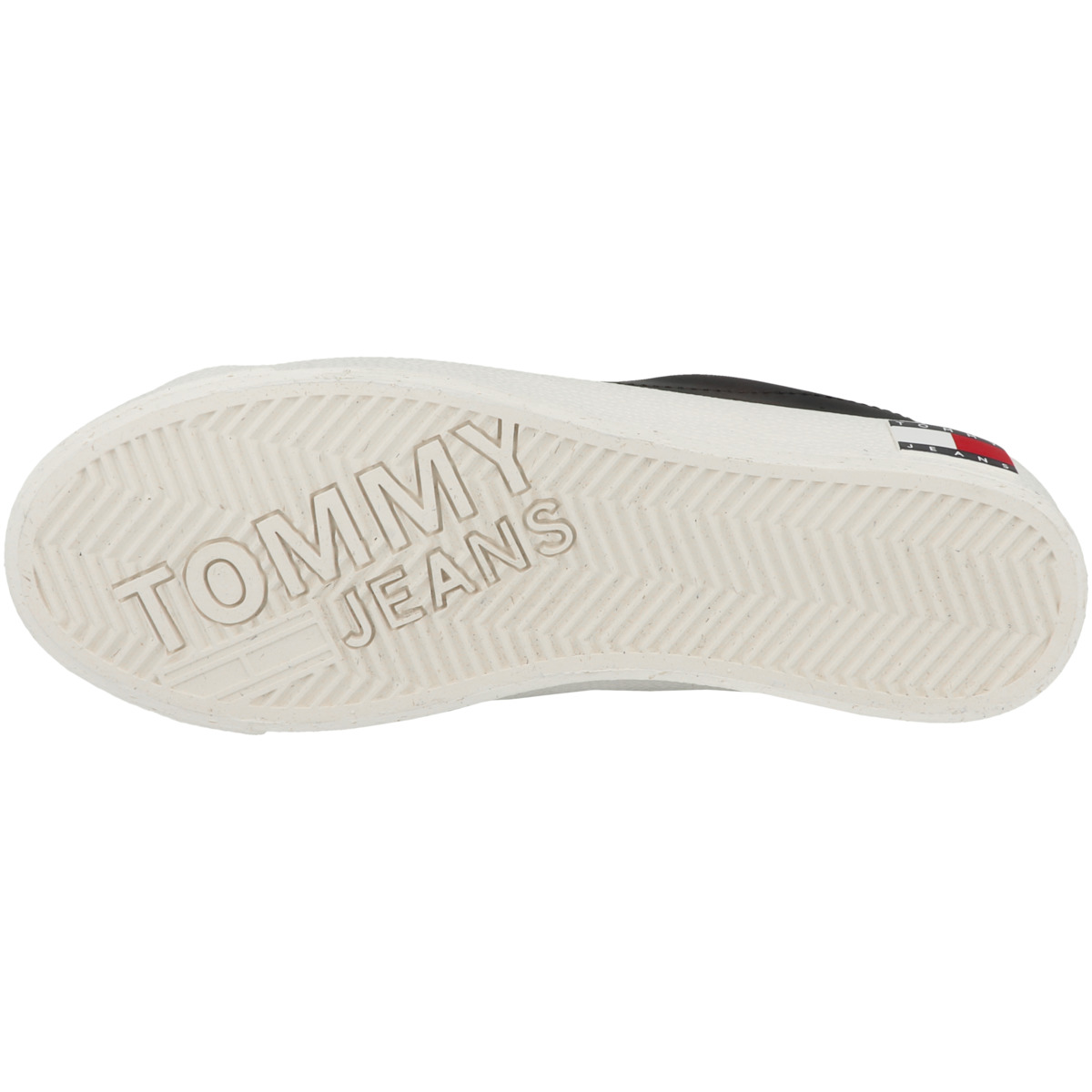Tommy Hilfiger Tommy Jeans Vulcanized Leather Plat LC Sneaker Low schwarz