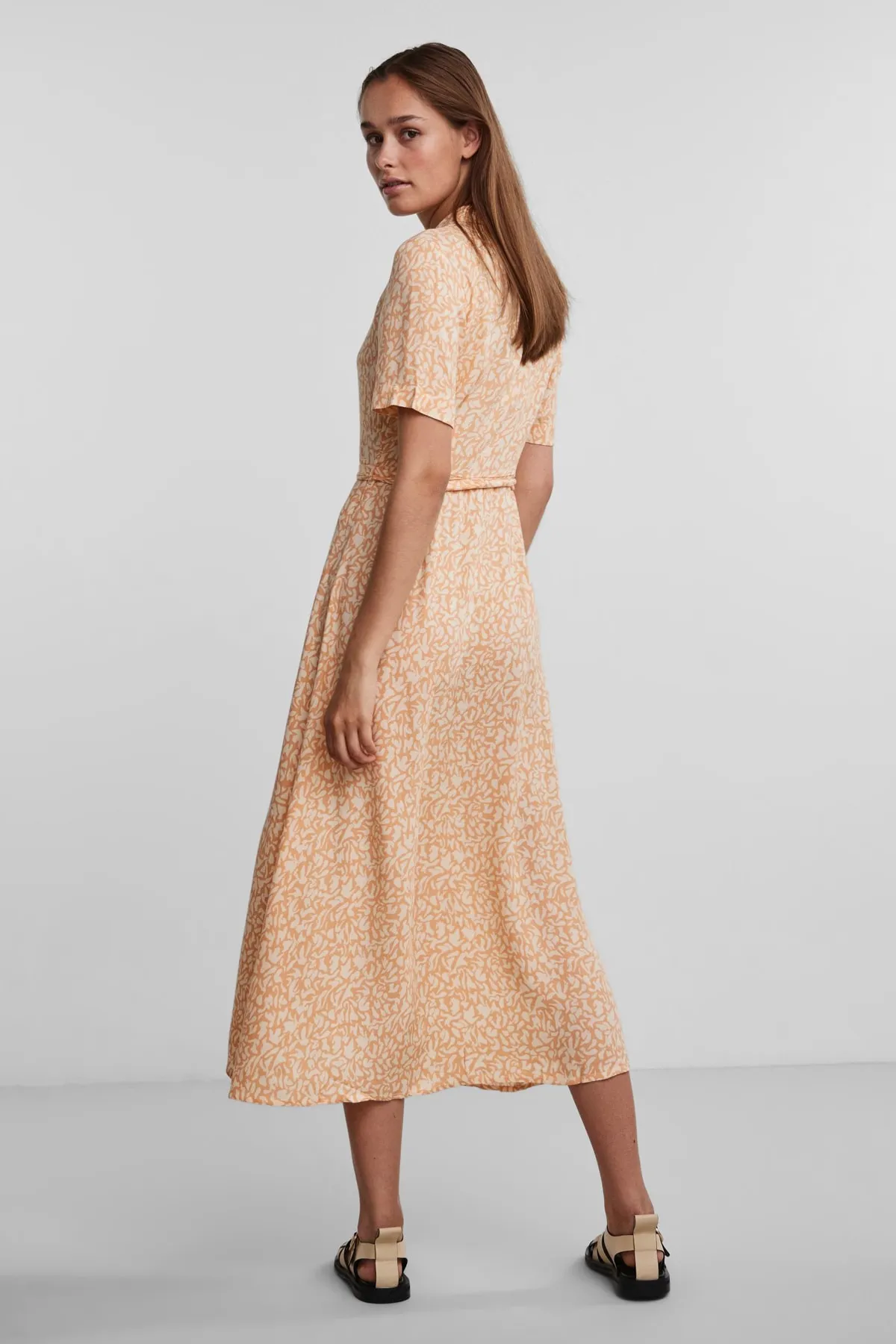 PIECES  Kleid Damen/Mädchen Peach Cobbler