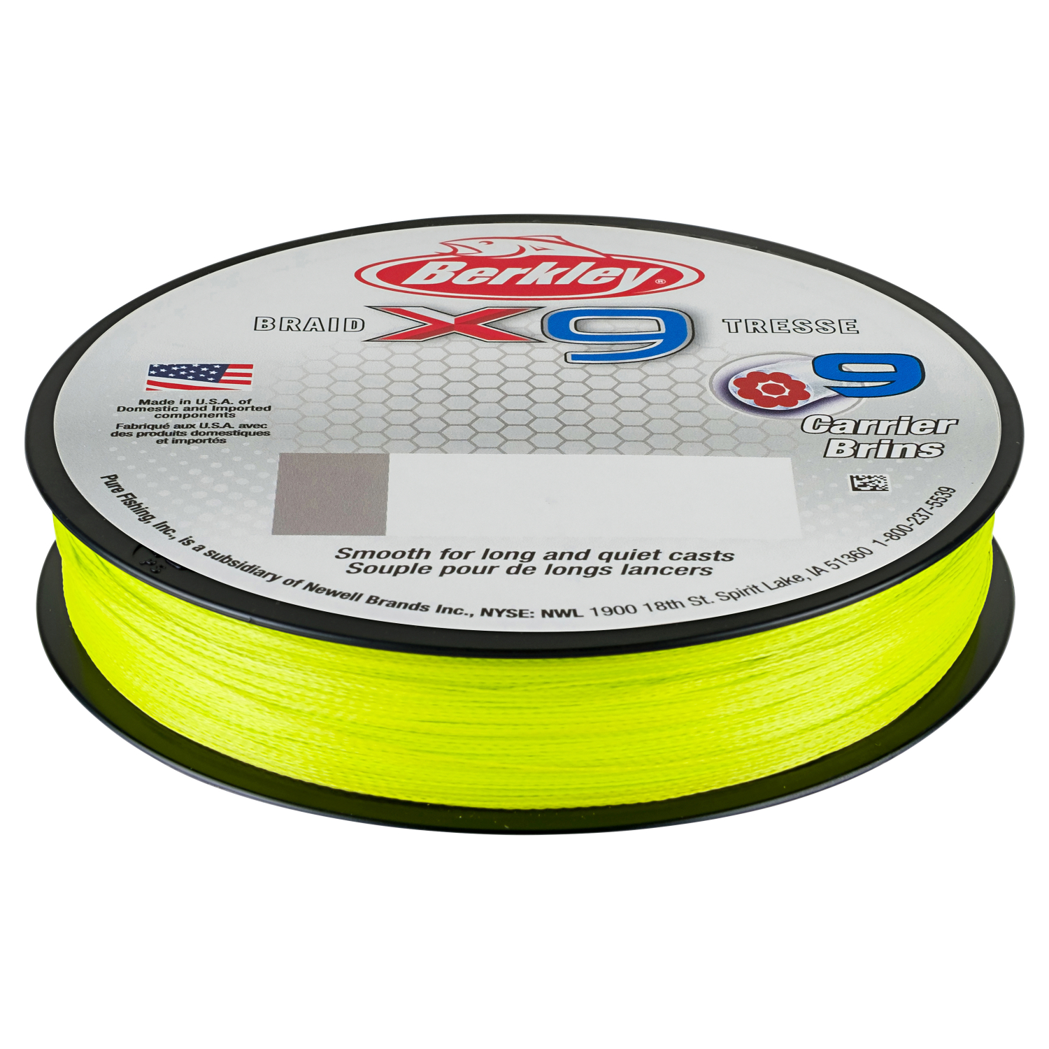 Berkley Angelschnur X9™ Braid (Fluro Green, 150 m)