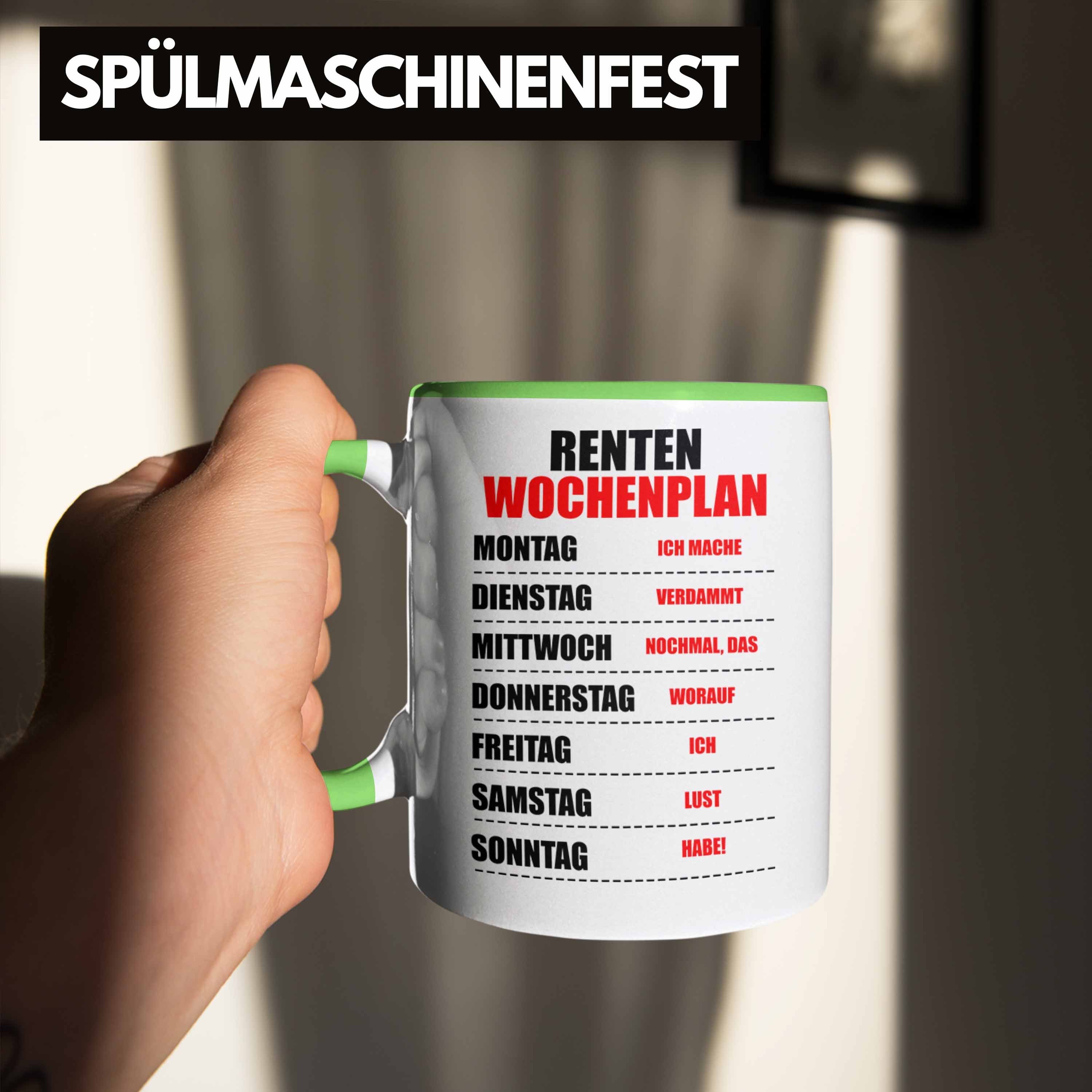 Trendation Tasse Trendation - Renter Tasse Ruhestand Geschenk Rente für Mann Frau Lustig Renteneintritt Abschied Rentnerin Spruch