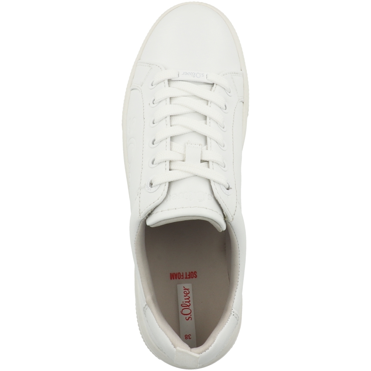s.Oliver 5-23601-38 Sneaker Low weiss