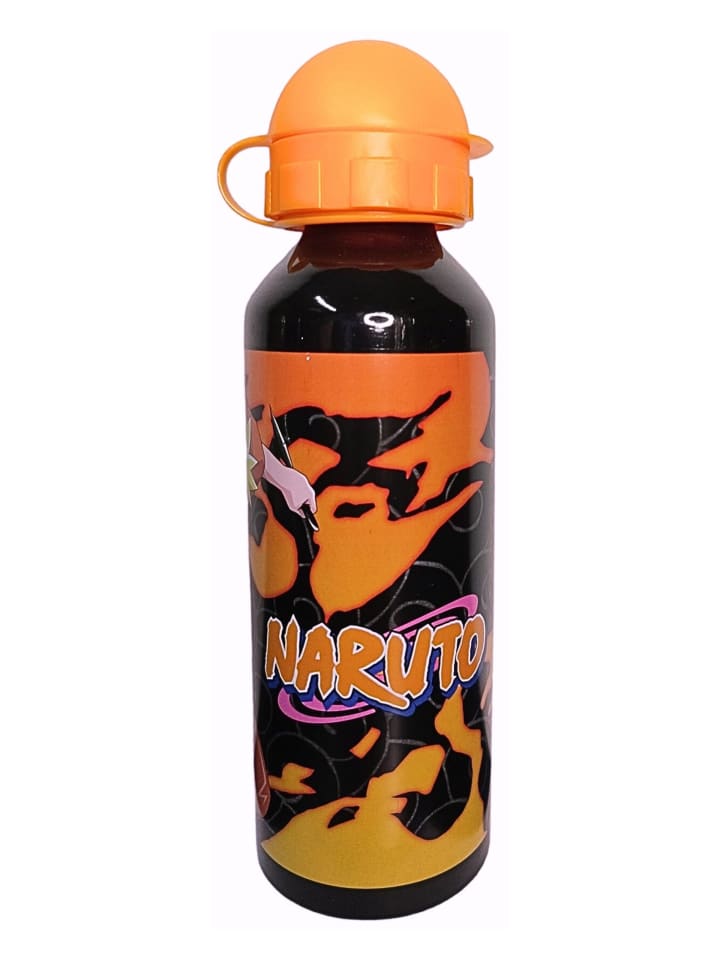 Naruto 2er Set: Brotdose   Alu-Trinkflasche Naruto Shippuden in Schwarz günstig kaufen 5,5