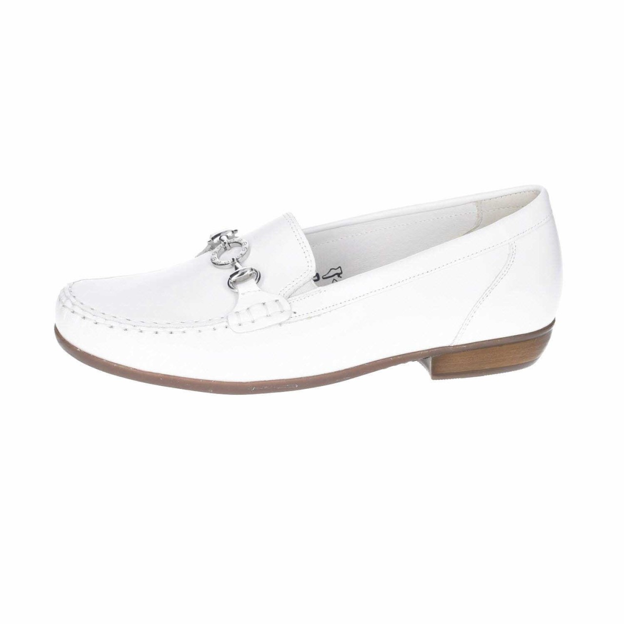 WALDLÄUFER Klassische Slipper weiss MEMPHIS