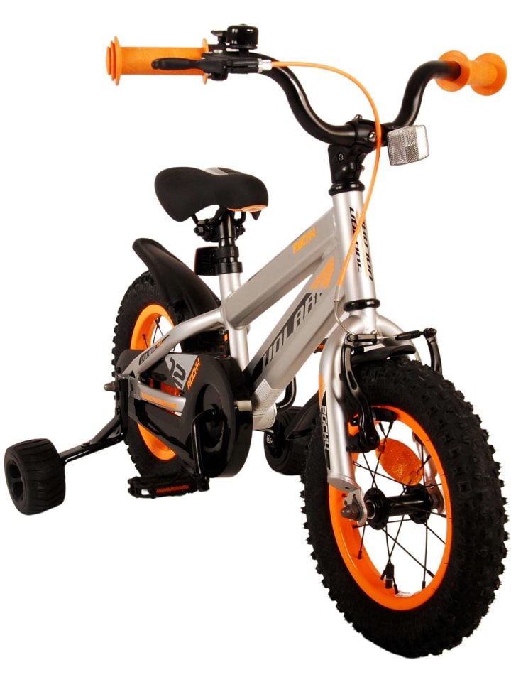 Volare Kinderfahrrad Rocky für Jungen 12 Zoll Kinderrad in Grau Fahrrad 3 Jahre günstig kaufen onesize