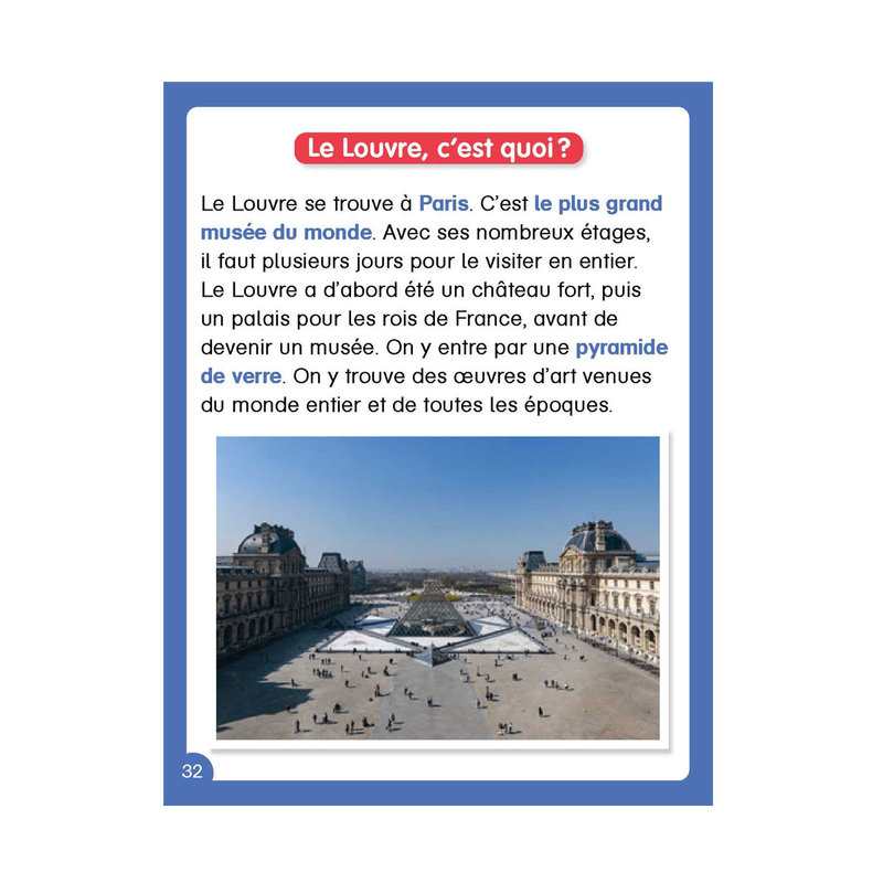 Livre Je suis en CP, visite au Louvre - Flammarion