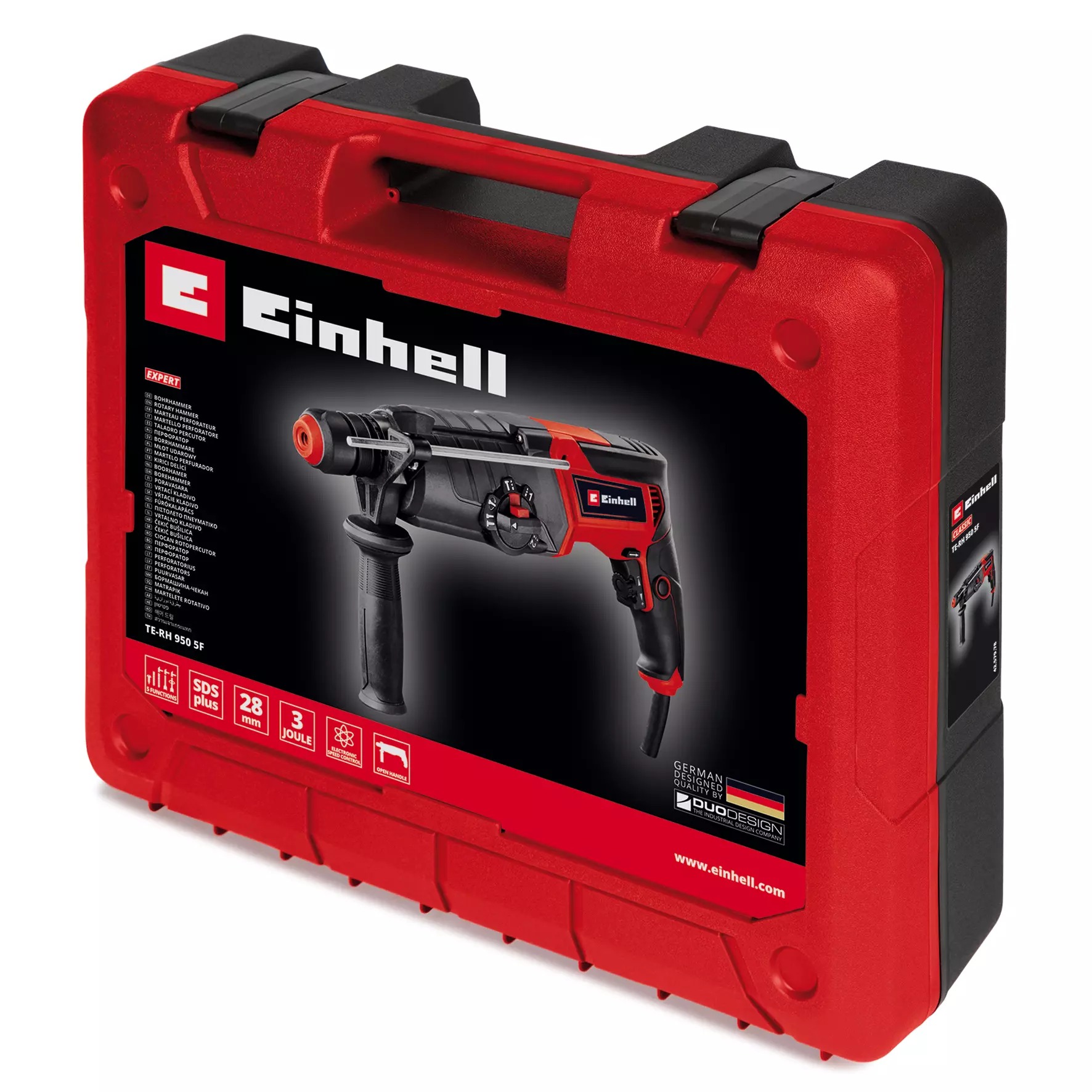 Einhell 4257978 TE-RH 950 5F SDS-Plus fúrókalapács kofferben