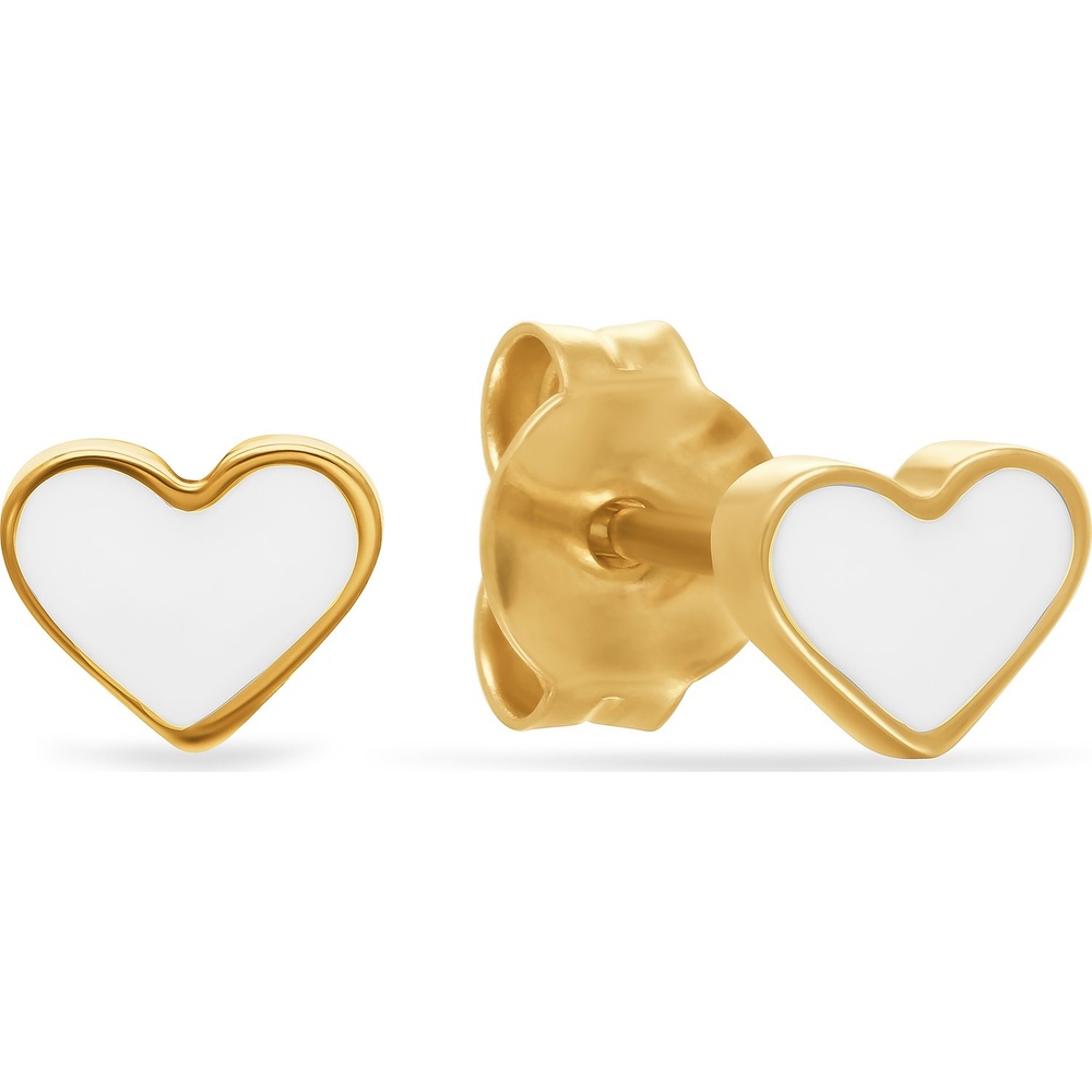 FAVS Boucles d'oreilles à fermoir à poussette 375 Or jaune Boucles d'oreilles