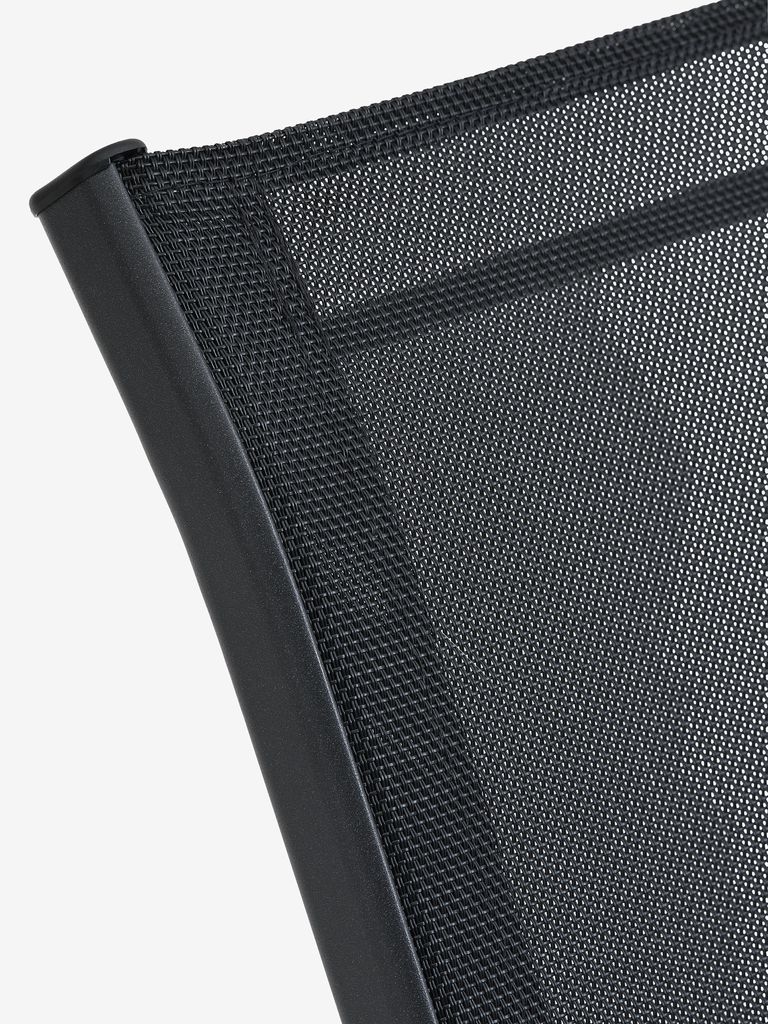 LEKNES LEKNES stackable chair black