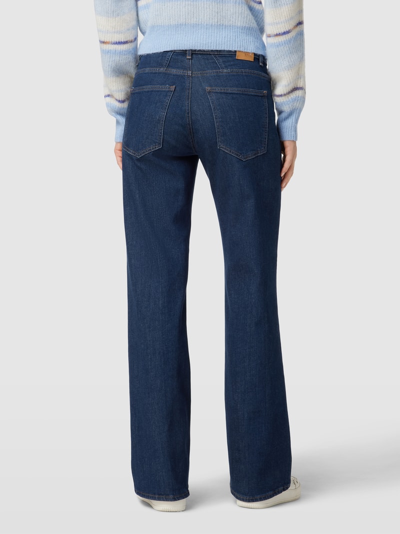 Jeans im 5-Pocket-Design Modell 'MAINE' in marineblau