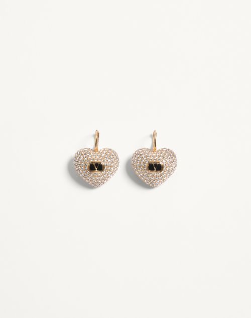 Coeur Royal øreringe i metal, emalje og Swarovski® krystaller