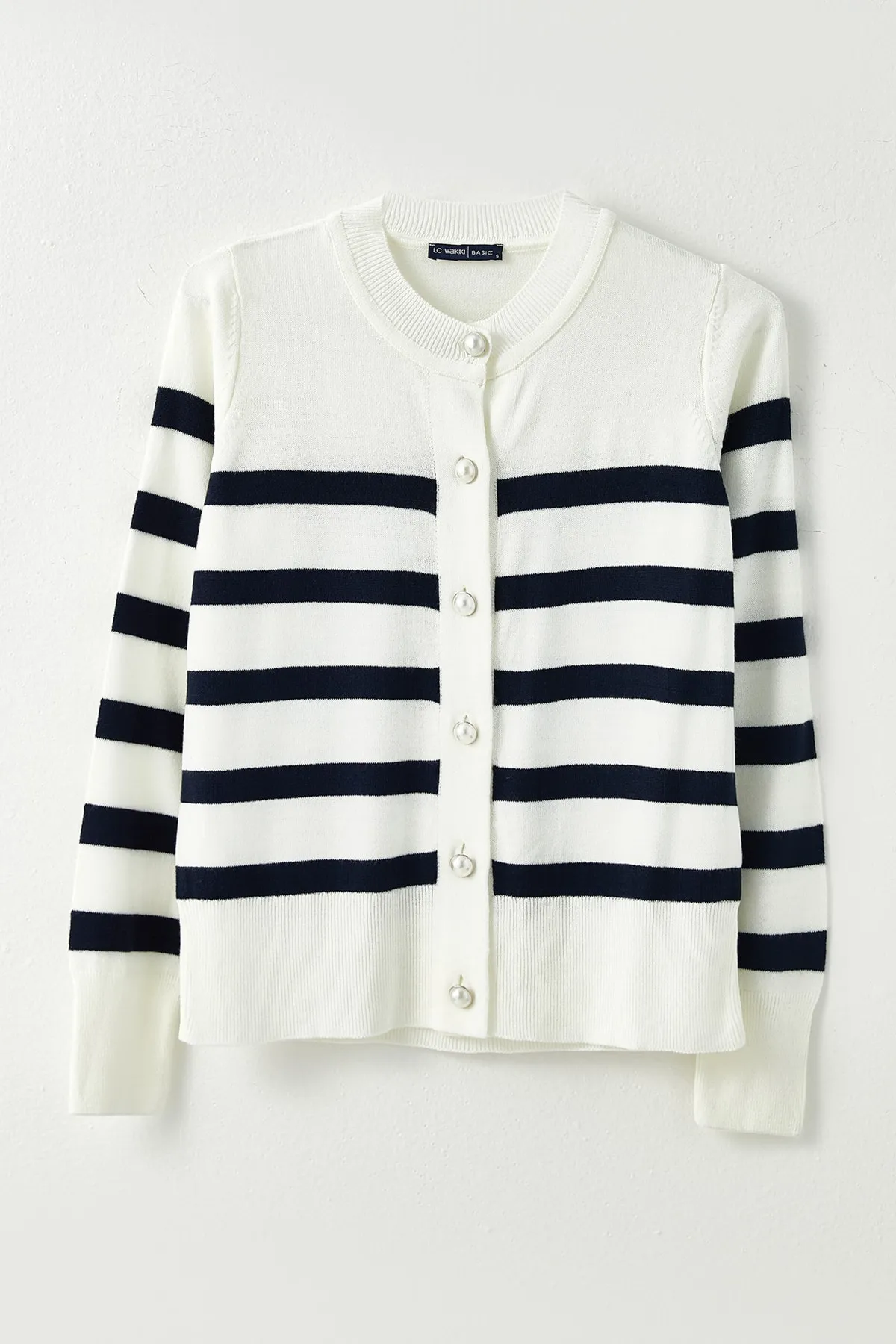 LC Waikiki  Strickjacke - Dunkelblau - Regular Fit