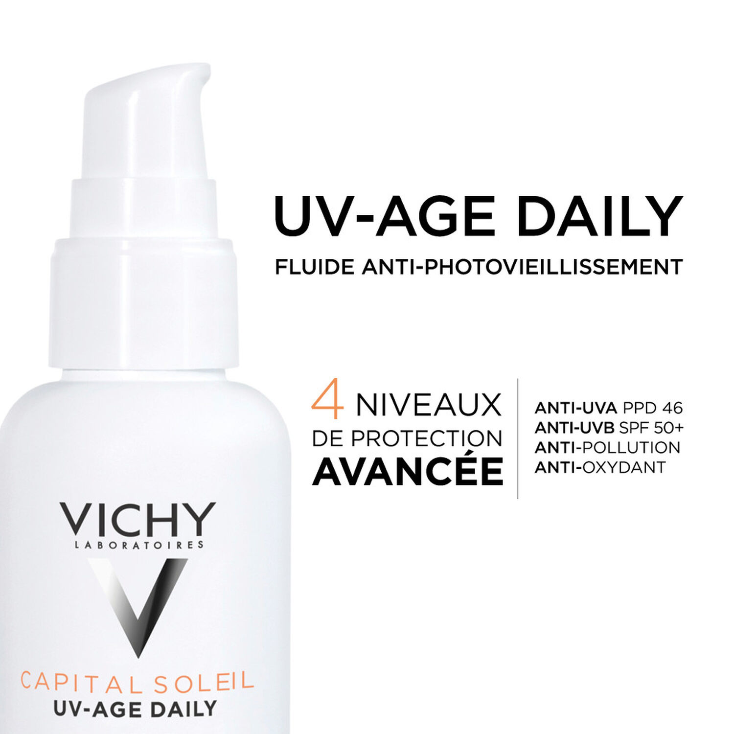 Vichy Capital Soleil SPF50+ Protection Solaire Anti-Age 40 ml