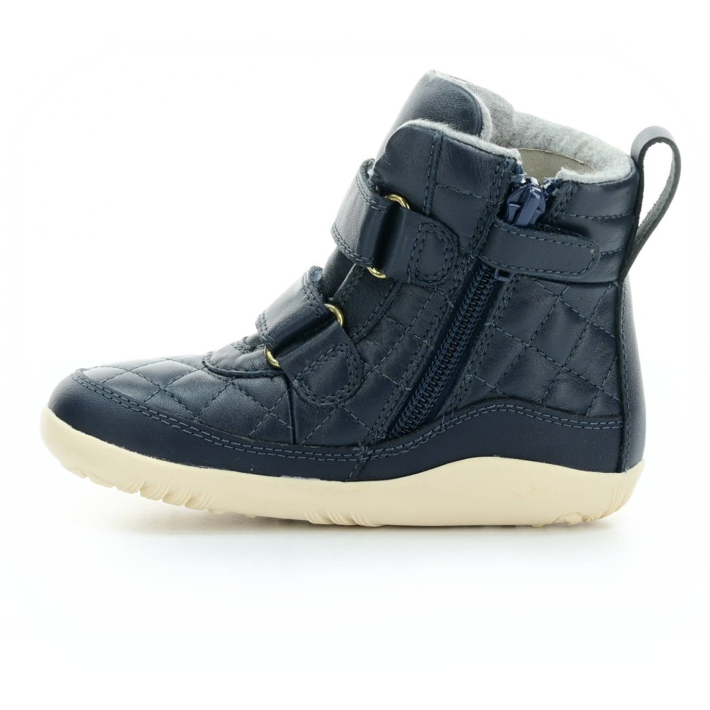 Bobux Patch Navy Step Up Barfuß-Stiefeletten