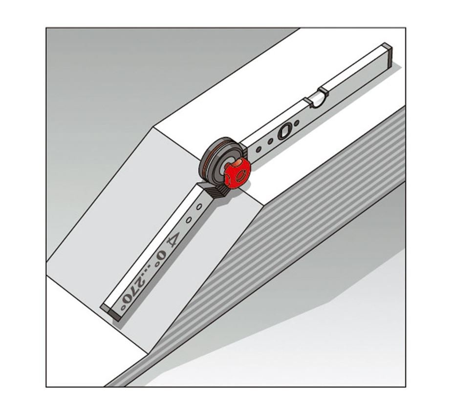 BMI Bauwinkel mit Wasserwaage