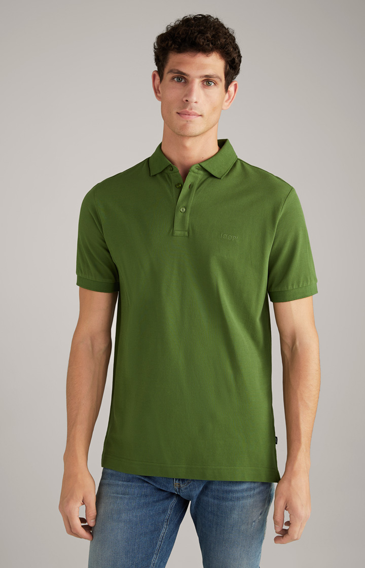 Baumwoll-Poloshirt Primus in Dunkelgrün