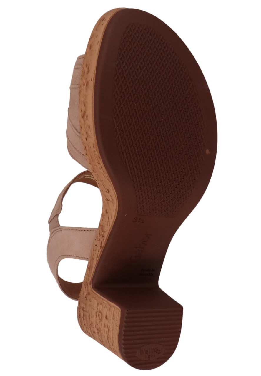 GABOR Komfort Sandalen braun Gabor Fashion Plateau Sandale 24.761.14
