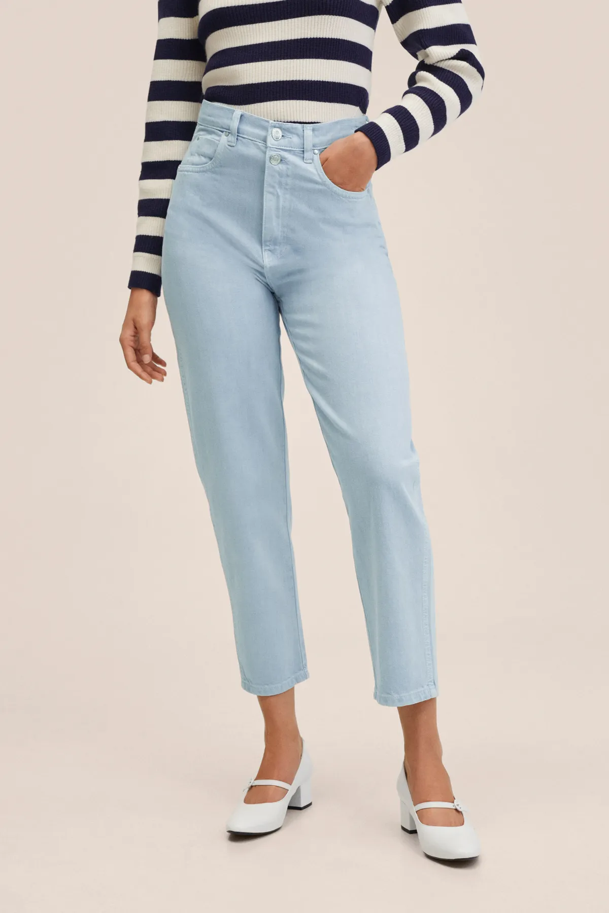 MANGO  Blaue Damenjeans 27094003
