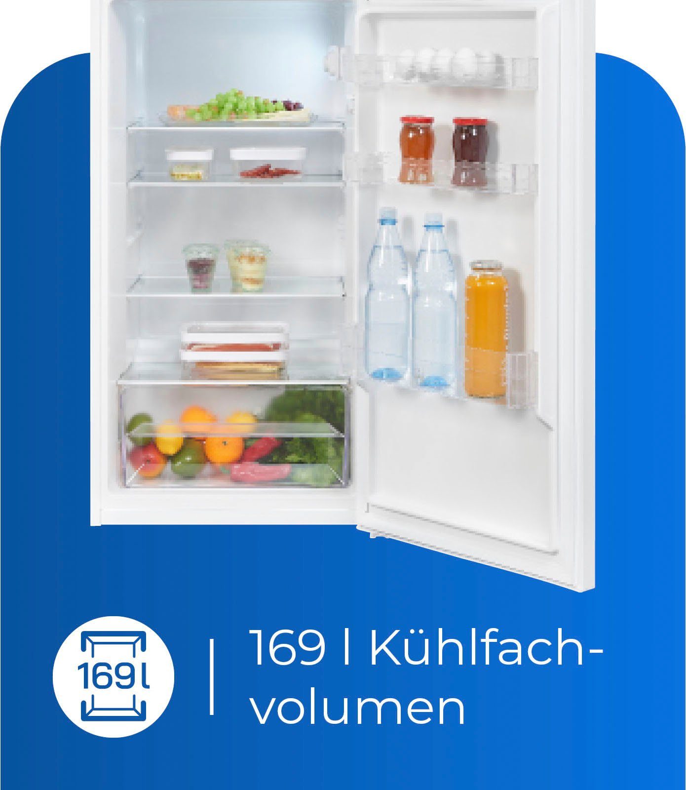 exquisit Top Freezer KGC270-45-040D, 142,6 cm hoch, 54,5 cm breit